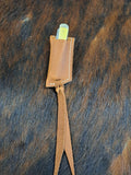 ONE FEATHER TRAPPER STYLE KNIFE SHEATHS