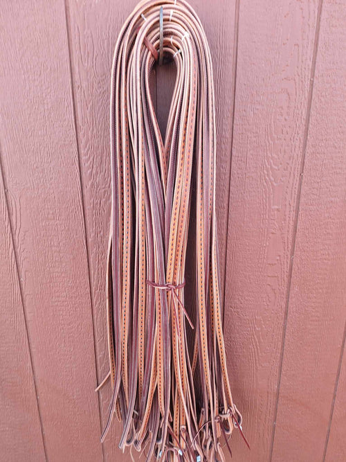 8' Buckstitched Split Reins